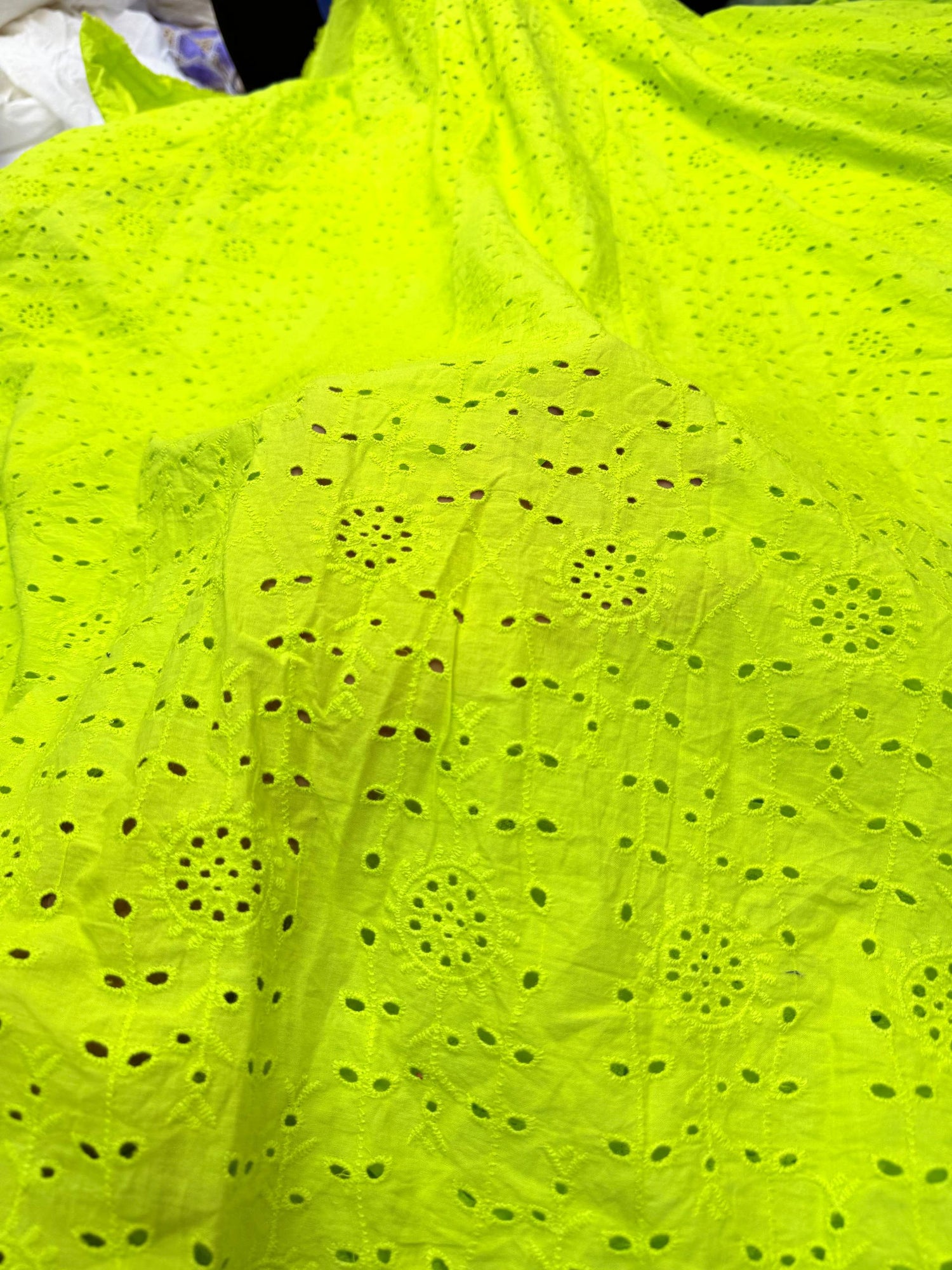 Most Premium Pure Cotton Hakuba Chikankari Fabric (Big WIDTH!!)