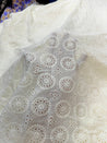 Most Premium Pure Cotton Hakuba Chikankari Fabric (Big WIDTH!!)