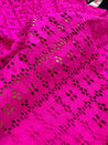 Premium Fine GPO LACEWORK Hakuba Chikan Work On Pure Cotton FABRIC (Big WIDTH!!)