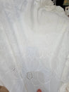 Premium Chikankari On Pure Cotton FABRIC (Big WIDTH!!) (Dyeable Also)