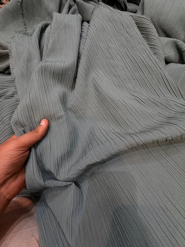 Most Premium Imported Crushed Shershakkar FABRIC (Big WIDTH!!)