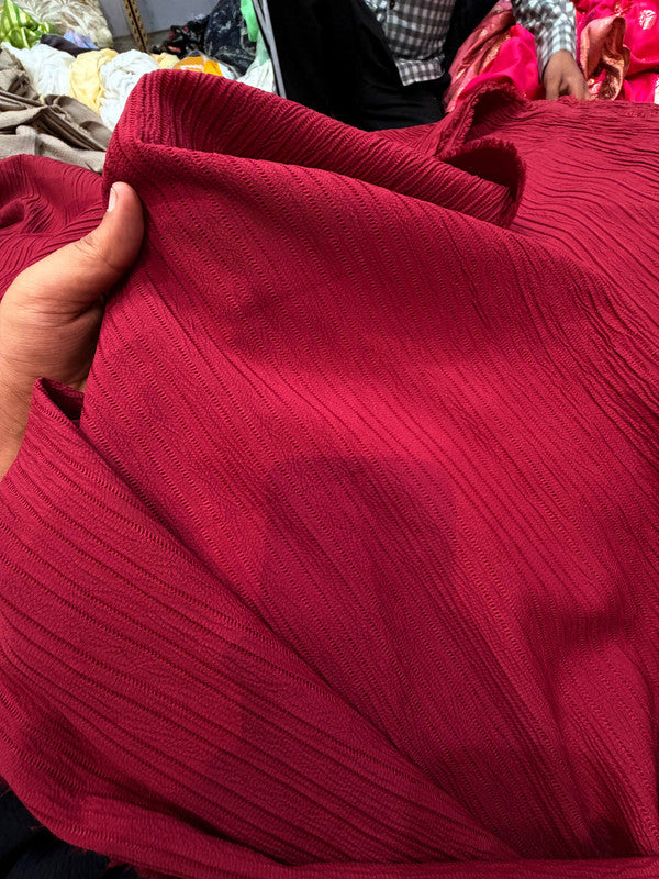Most Premium Imported Crushed Shershakkar FABRIC (Big WIDTH!!)