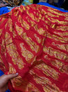 Most Premium Fine Zari Weaving On Pure Georgette FABRIC