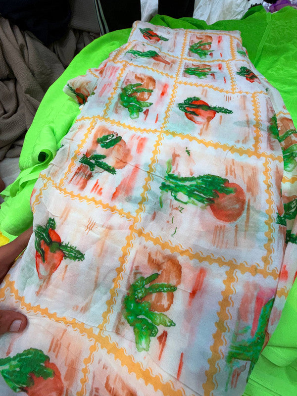 Most Premium Pure Viscose Georgette PRINTED FABRIC