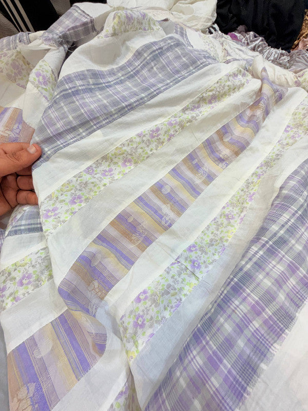 Most Premium Pacth Work Embroidery Pure Cotton FABRIC