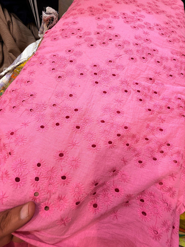 Most Premium Pure Cotton Hakuba Chikankari Fabric