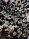 Most Premium Pure Georgette Fine Zari Weaving FABRIC (Big WIDTH!!)