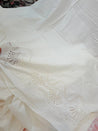 Most Premium Pure Cotton Hakuba Work - DYEABLE ALSO (Big Width)