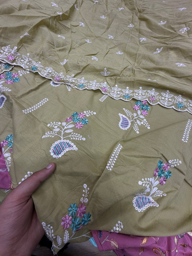 Most Premium Cotton Suit Collection (Complete Suit With Dupatta)