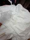 Most Premium Pure Cotton Hakuba Chikankari Fabric (Big WIDTH!!) (Dyeable Also)