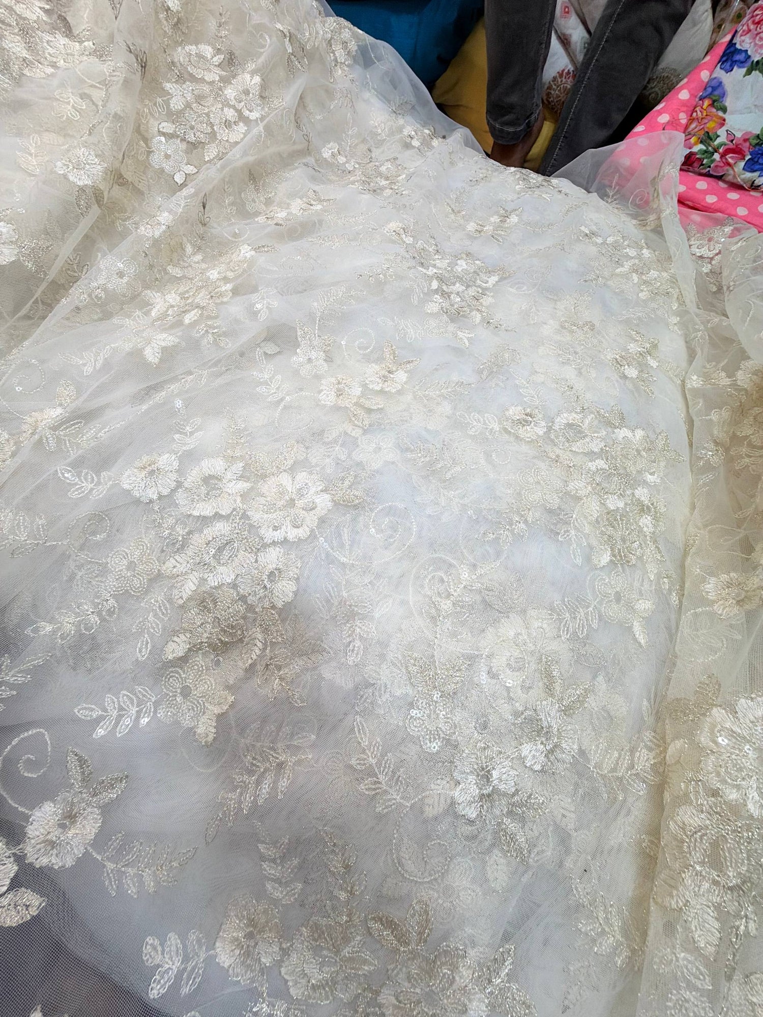 Most Premium Imported NET FABRIC (Dyeable Also)