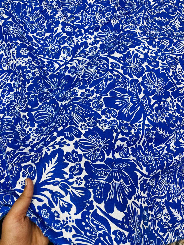 Most Premium Pure Double Cloth Cotton PRINTED FABRIC (Big WIDTH!!)