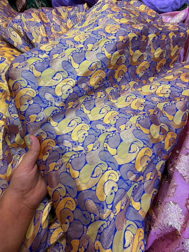 Most Premium Banarasi Silk FABRIC (Big WIDTH!!)