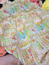 Most Premium RAJA RANI Design On Natural Crepe FABRIC