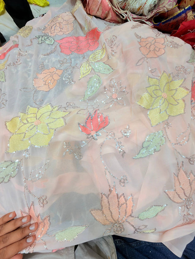 Most Premium Work On Georgette FABRIC