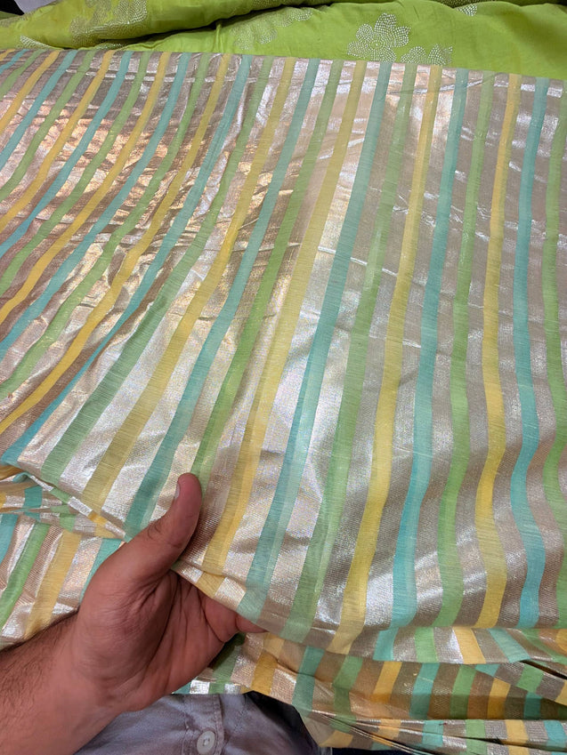 Most Premium Trendy Banarasi Stripes FABRIC