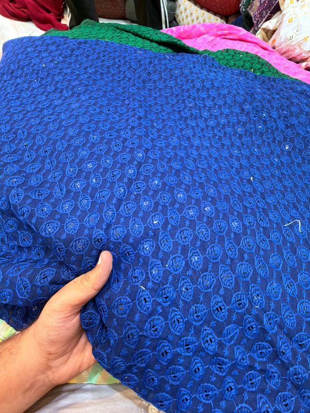 Most Premium Lucknowi Chikankari Work On Georgette FABRIC