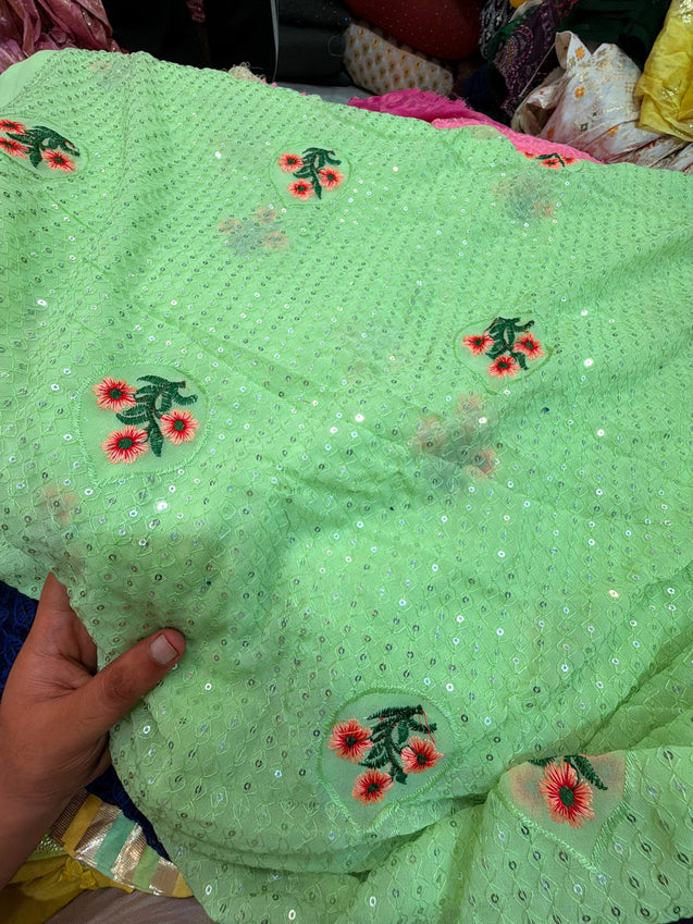 Most Premium Work On Georgette FABRIC
