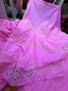 Most Premium Pure Cotton Hakuba Chikankari Fabric (Big WIDTH!!)
