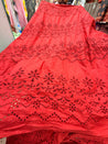 Most Premium Pure Cotton Hakuba Chikankari Fabric (Big WIDTH!!)