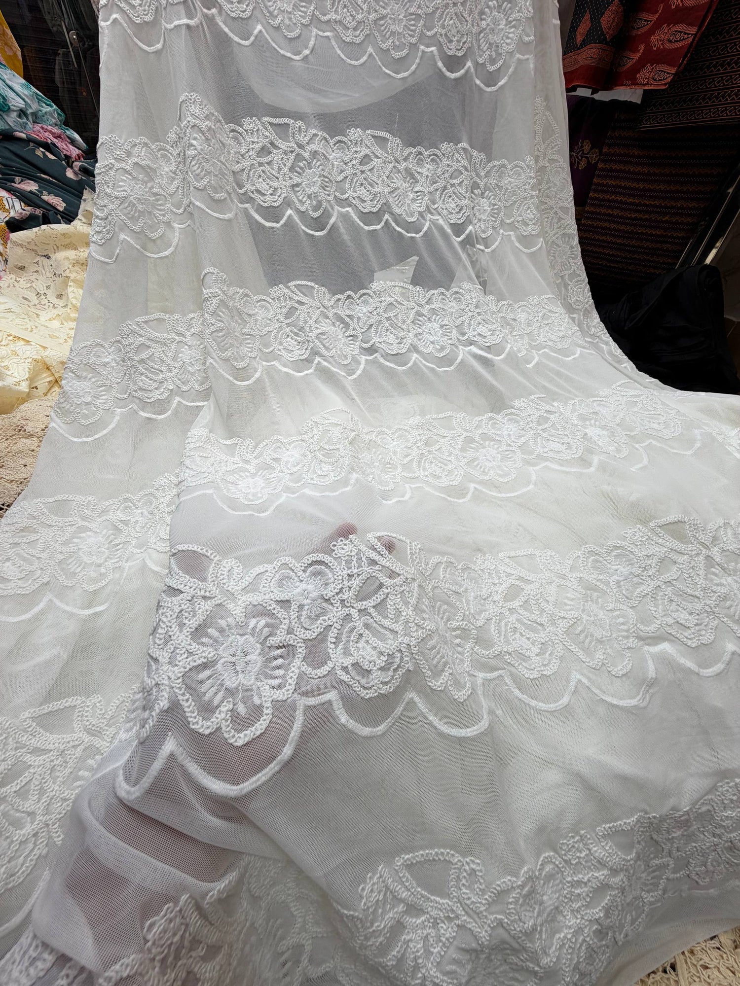 Most Premium Imported Crosia FABRIC (Big WIDTH!!)