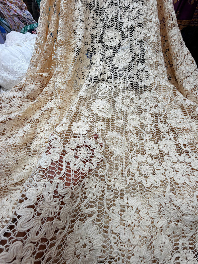 Most Premium Imported Crosia FABRIC (Big WIDTH!!) (Dyeable Also)