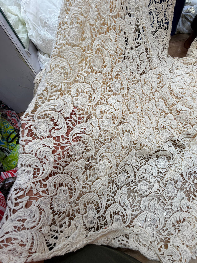 Most Premium Imported Crosia FABRIC (Big WIDTH!!) (Dyeable Also)