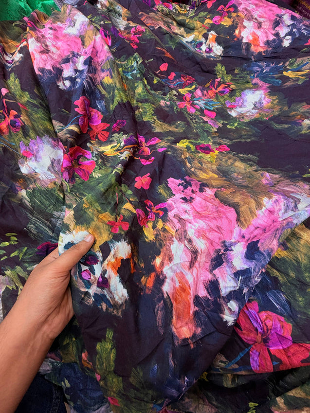 Most Premium BRANDED Pure Muslin Cotton PRINTED FABRIC (Big WIDTH!!)