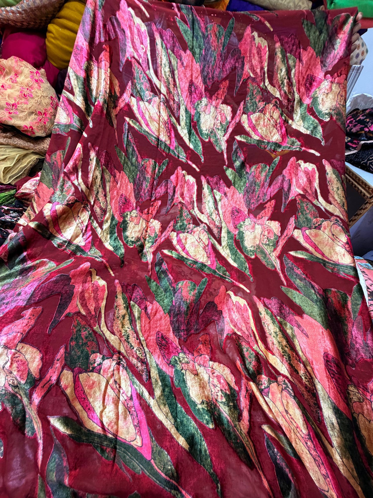 Most Premium Imported Plachi Brasso Velvet