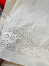 Most Premium Pure Cotton Hakuba Chikankari Fabric (Big WIDTH!!)