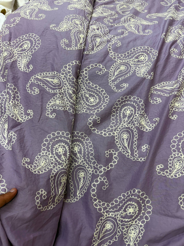 Most Premium Pure Cotton FABRIC With Kashmiri Embroidery (Big WIDTH!!)
