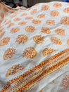 Most Premium Pure Cotton Hakuba Chikankari Printed Fabric (Big WIDTH!!)