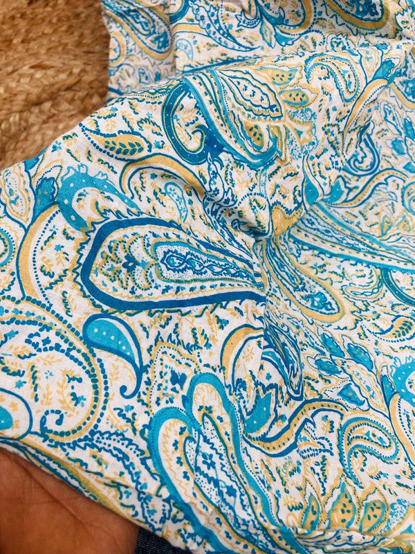 Cut Piece SALE- Premium Designer PRINTED FABRICS IN SALE - Cut SIZE (0.55) METER