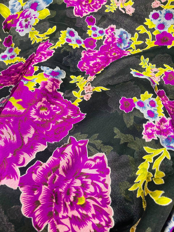Cut Piece SALE- Premium Designer PRINTED FABRICS IN SALE - Cut SIZE (2) METER