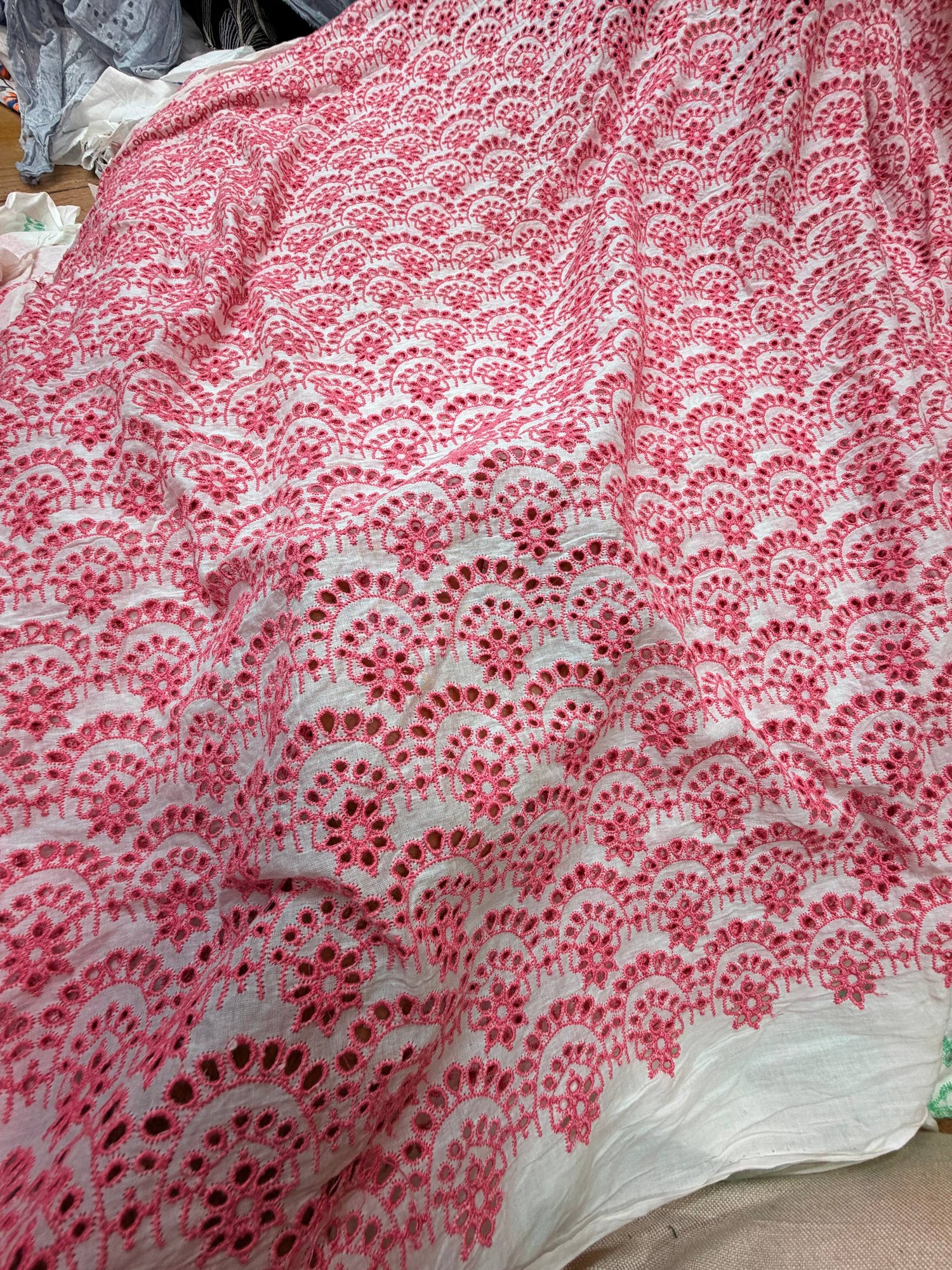 Most Premium Pure Mul Cotton Hakuba Chikankari Fabric