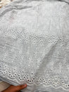 (SALE Prices) Most Premium Pure Cotton Hakuba Chikankari Fabric (Big WIDTH!!)
