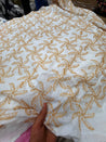 (SALE Prices) Most Premium Pure Cotton Hakuba Chikankari Fabric (Big WIDTH!!)