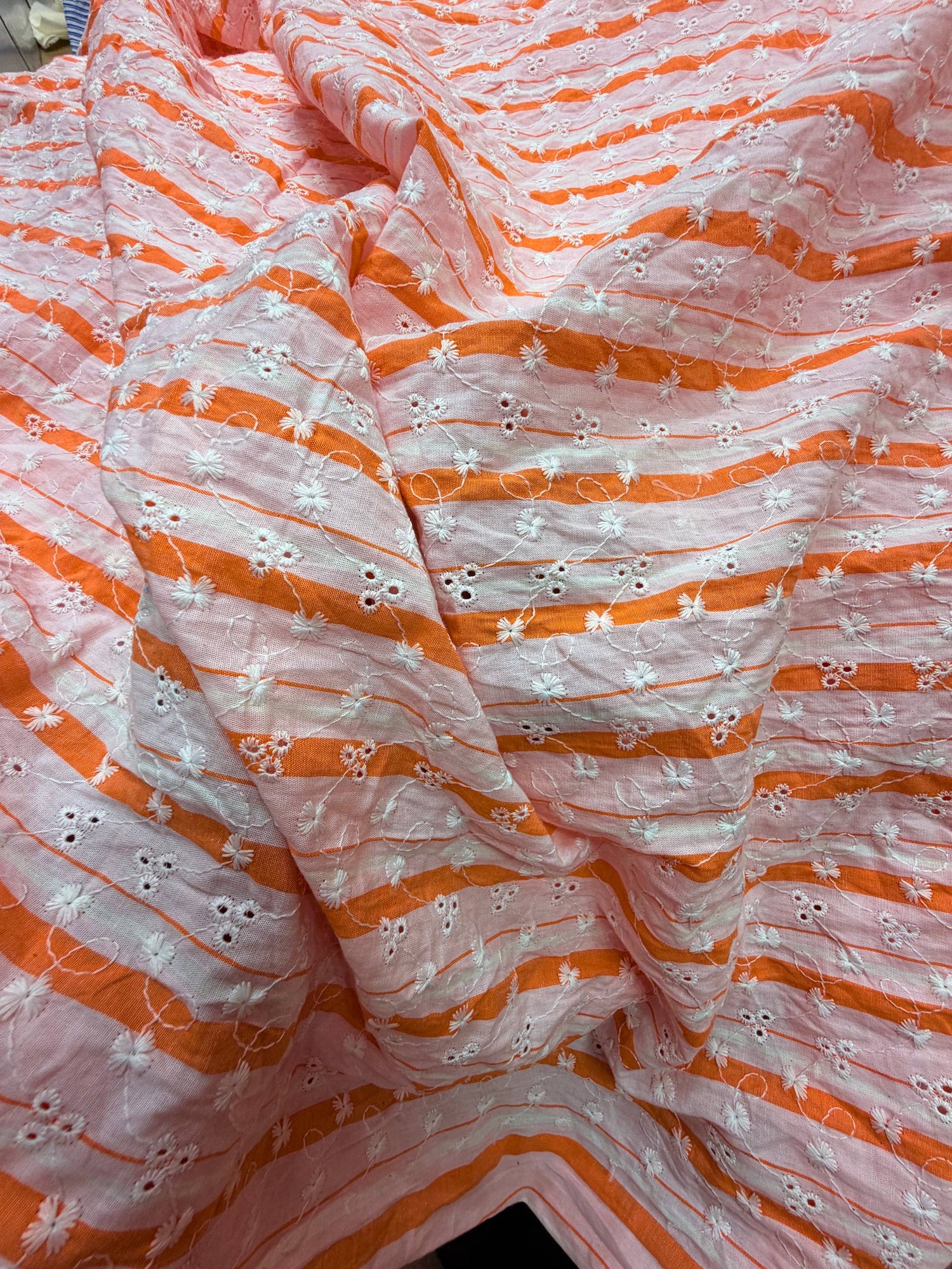 (SALE Prices) Most Premium Pure Cotton Hakuba Chikankari Fabric (Big WIDTH!!)