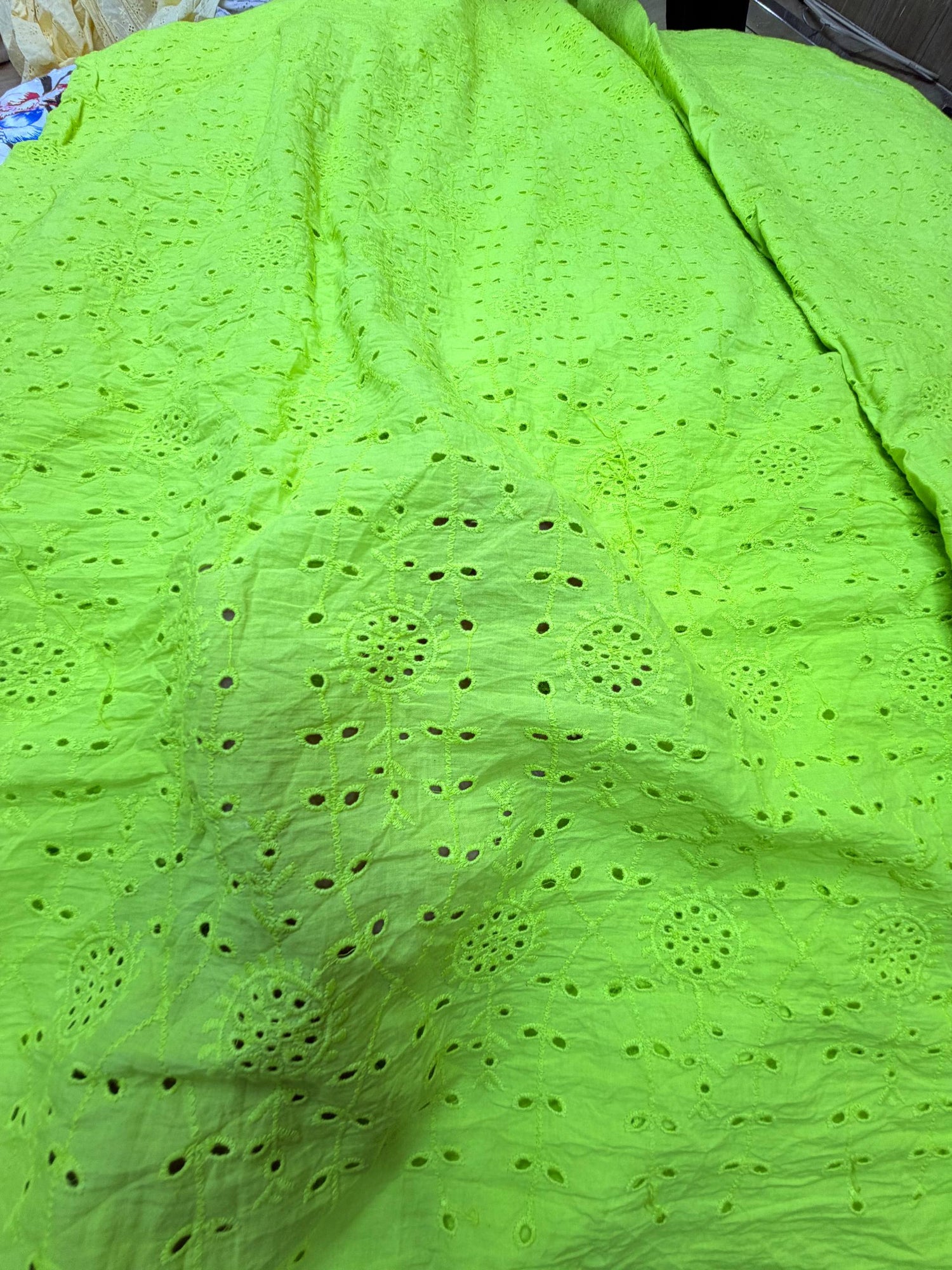 (SALE Prices) Most Premium Pure Cotton Hakuba Chikankari Fabric (Big WIDTH!!)