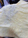 (SALE Prices) Most Premium Pure Cotton Hakuba Chikankari Fabric (Big WIDTH!!)