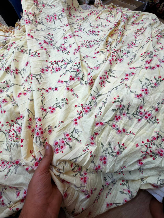 (SALE Prices) Most Premium Muslin Cotton Fabric (Big WIDTH!!)