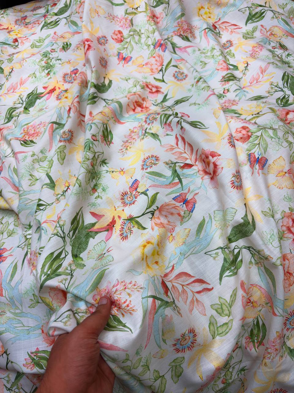(SALE Prices) Most Premium Linen Cotton Fabric  (Big WIDTH!!)