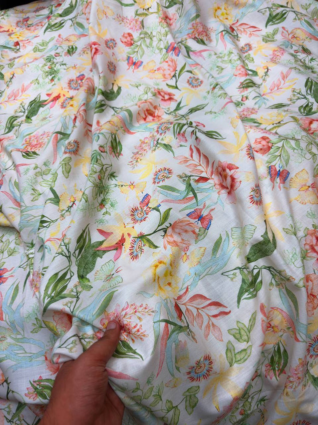 (SALE Prices) Most Premium Linen Cotton Fabric  (Big WIDTH!!)