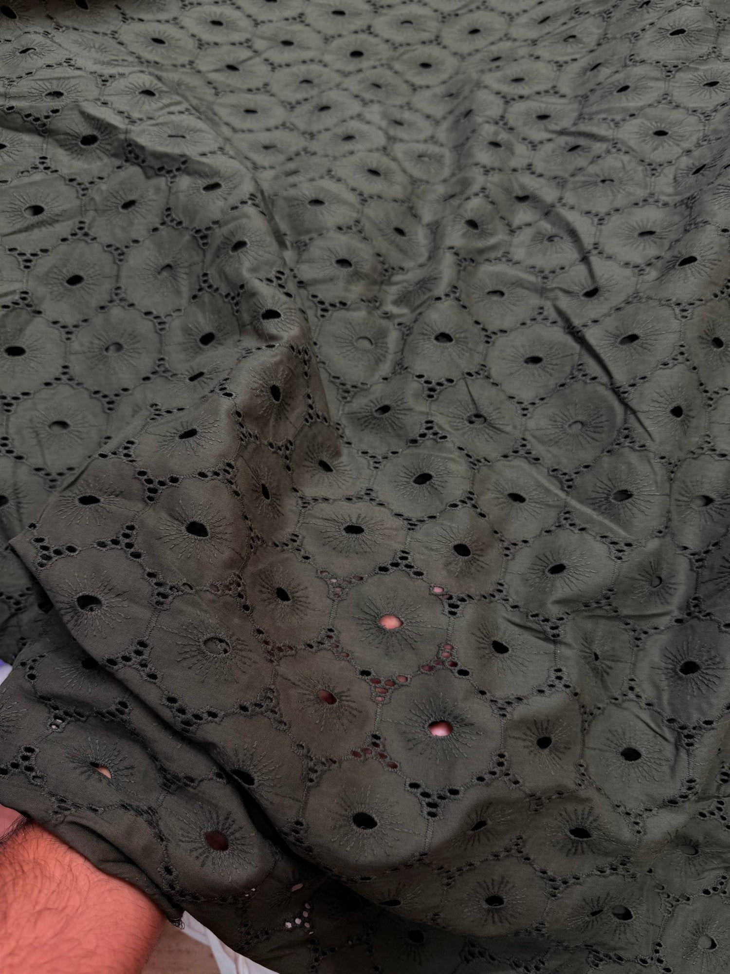 Most Premium Pure Cotton Hakuba Chikankari Fabric (Big WIDTH!!)