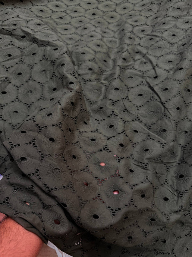 Most Premium Pure Cotton Hakuba Chikankari Fabric (Big WIDTH!!)
