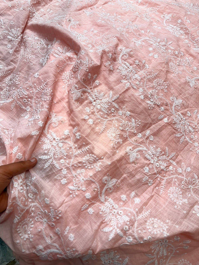 Most Premium Pure Cotton Lakhnawi FABRIC (Big WIDTH!!)
