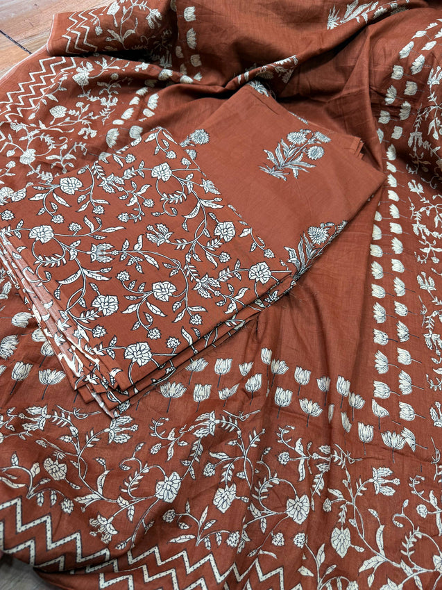 Premium BRANDED Pure Cotton PRINTED Suits (Complete Suit With Dupatta)