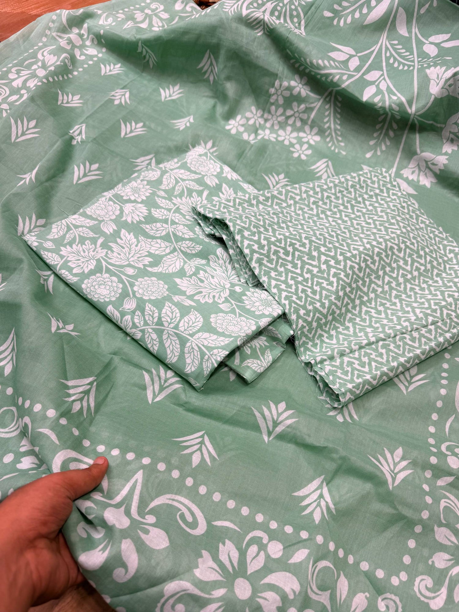 Premium BRANDED Pure Cotton PRINTED Suits (Complete Suit With Dupatta)
