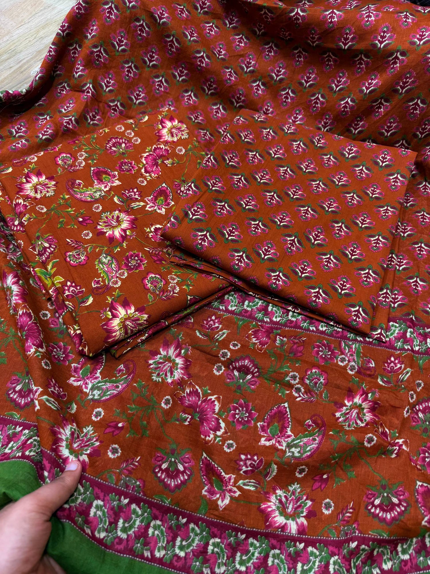 Premium BRANDED Pure Cotton PRINTED Suits (Complete Suit With Dupatta)