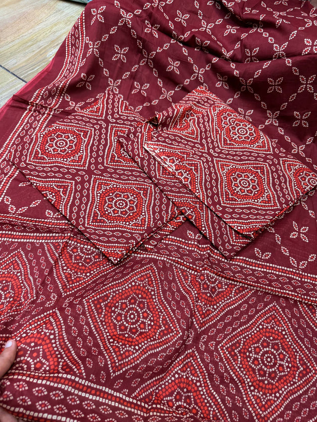 Premium BRANDED Pure Cotton PRINTED Suits (Complete Suit With Dupatta)